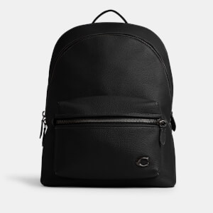 Coach white leather backpack 2025