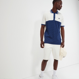 Men's Suanio Polo Off White/Navy