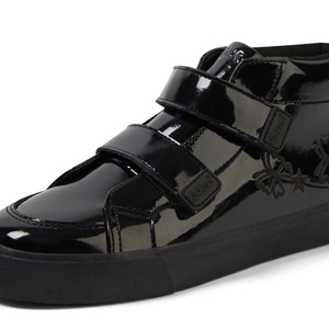 Junior Girls Tovni Hi Vel Stardust Patent Leather Black