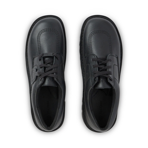 Adult Unisex Kick Shoe Tumble Leather Black