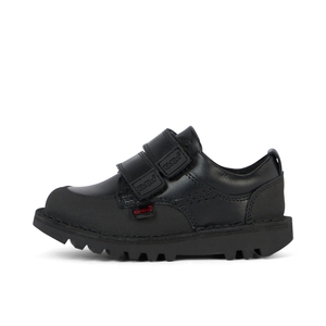 Infant Boys Kick Scuff Twin Leather Black - 5