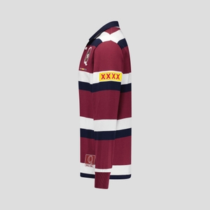 M QLD REDS RETRO JERSEY MAROON
