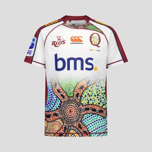 K QLD REDS INDIGENOUS JERSEY ASSORTED 8YR