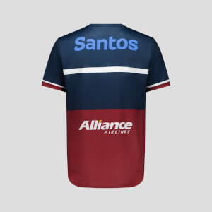 MENS QLD REDS TRAINING TEE NAVY