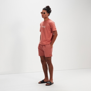 Schwimmshorts Libero für Herren Dunkelrosa