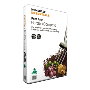 Homebase Essentials Peat Free Garden Compost - 40L