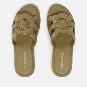Coach Women s Georgie Leather Sandals UK 3 Allsole