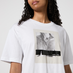 A.P.C. New Haven Logo-Print Cotton-Jersey T-Shirt - XS | Coggles