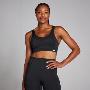 Brassière de sport Bonded Tempo Ultra pour femmes – Noir