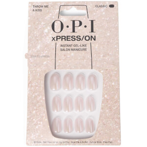 OPI xPRESS/ON - Throw Me a Kiss Press On Nails Gel-Like Salon Manicure