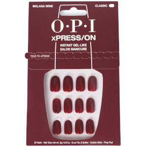 OPI xPRESS/ON - Malaga Wine Press On Nails Gel-Like Salon Manicure