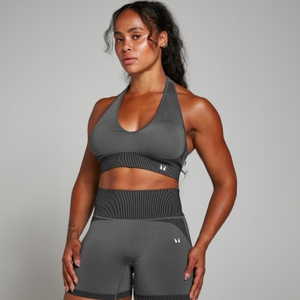 MP Women's Two Toned Seamless Sports Bra - Black
