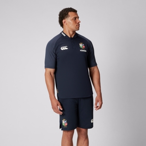 Mens British & Irish Lions Polo Shirt Navy