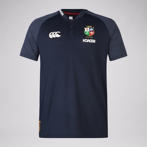 Mens British & Irish Lions Polo Shirt Navy