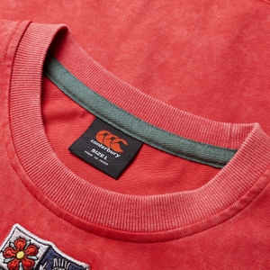 BRITISH & IRISH LIONS CCC HERITAGE T-SHIRT RED
