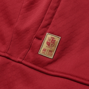 Mens British & Irish Lions 1/4 Zip Fleece Red