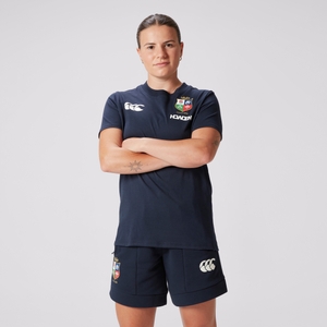 Womens British & Irish Lions Cotton Jersey Tee Navy