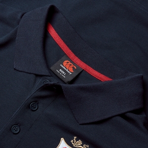 MENS BRITISH & IRISH LIONS CCC PIQUE POLO BLUE