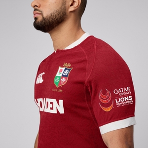 MENS BRITISH & IRISH LIONS CCC PLAYERS JERSEY RED