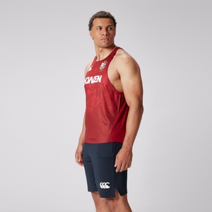 Mens British & Irish Lions Singlet Red