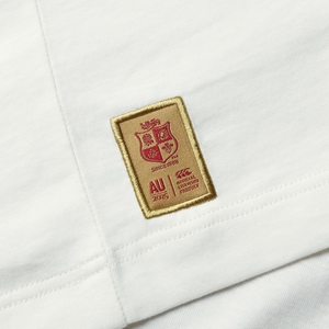 Mens British & Irish Lions Cotton Jersey Tee Cream