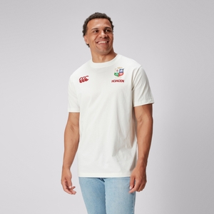 Mens British & Irish Lions Cotton Jersey Tee Cream