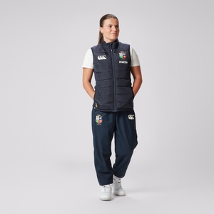 WOMENS BRITISH & IRISH LIONS MICROLIGHT GILET NAVY - 18