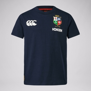 Junior Unisex British & Irish Lions Cotton Jersey Tee Navy