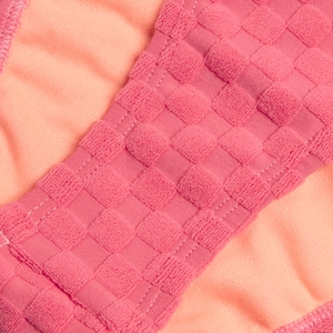 Scoop en tissu éponge Flu3nte pour femmes, rose
