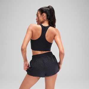 Graues FLU3NTE Terry Cropped-Top