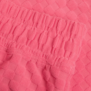 Pinke FLU3NTE Terry-Shorts