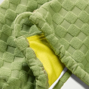 Grünes FLU3NTE Terry Triange Bikinioberteil