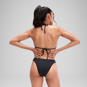 Bas de bikini FLU3NTE échancré en tissu éponge gris