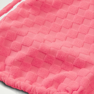 Pinkes FLU3NTE Terry Triange Bikinioberteil