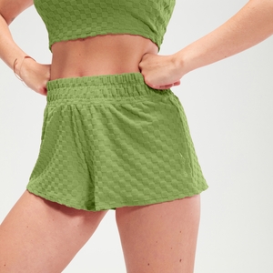 FLU3NTE Terry Short Green