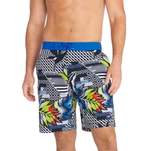 Printed Bondi Basin Boardshort 20" - Blue/Black | Size M