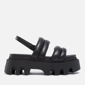 Flora Quilted Faux Leather Sandals
