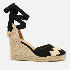Cande Suede Espadrilles Wedge Sandals
