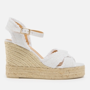 Bromelia Canvas Espadrille Wedge Sandals