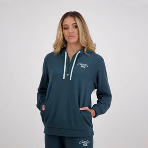 WOMENS SCENE-SET HOODIE PINE GREEN