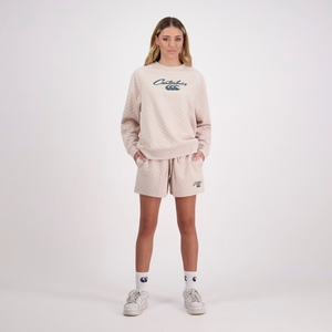 WOMENS SCENE-SET CREW OATMEAL