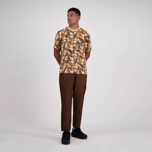 MENS FORCE WOVEN JOGGER BROWN