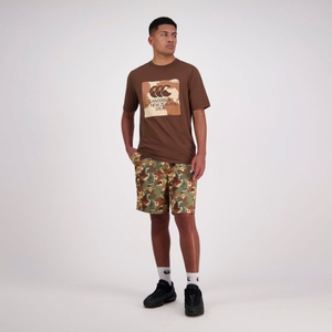 MENS FORCE T-SHIRT BROWN