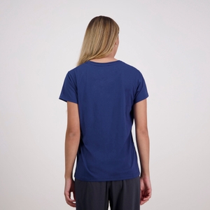 WOMENS FUNDAMENTALS T-SHIRT DENIM BLUE