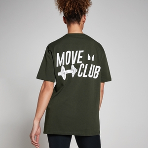 MP predimenzionirana Move Club majica - šumsko zelena