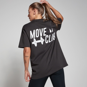 T-shirt oversize MP Move Club – Noir délavé