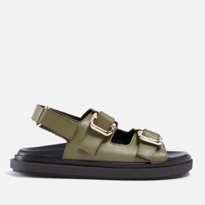 Harper Leather Double Strap Sandals