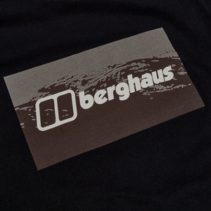 Cheviot Box Logo Herren-T-Shirt - Schwarz