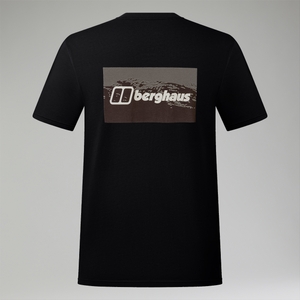 Cheviot Box Logo Herren-T-Shirt - Schwarz