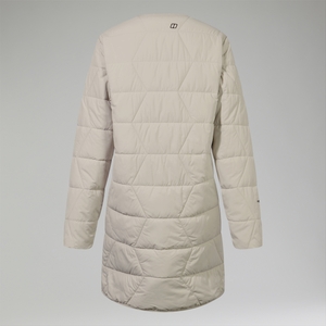 Gesteppt-isolierte Netherdene Damen-Jacke - Grau